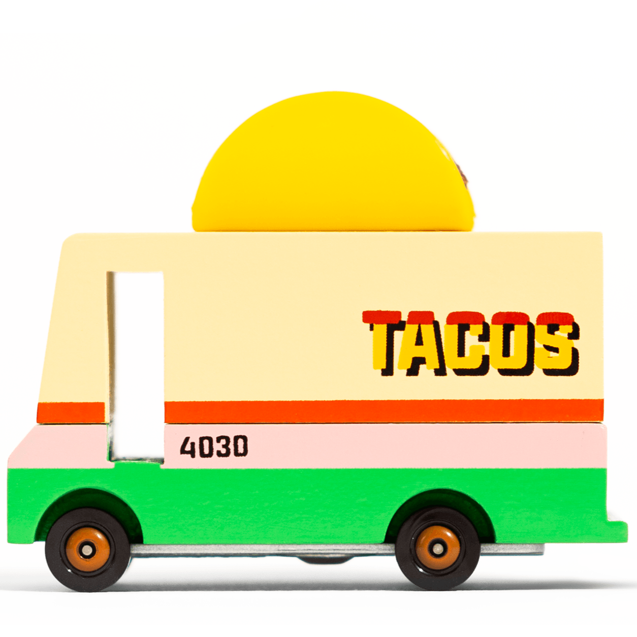 Candylab Toys: drewniany samochód Taco Van - Noski Noski