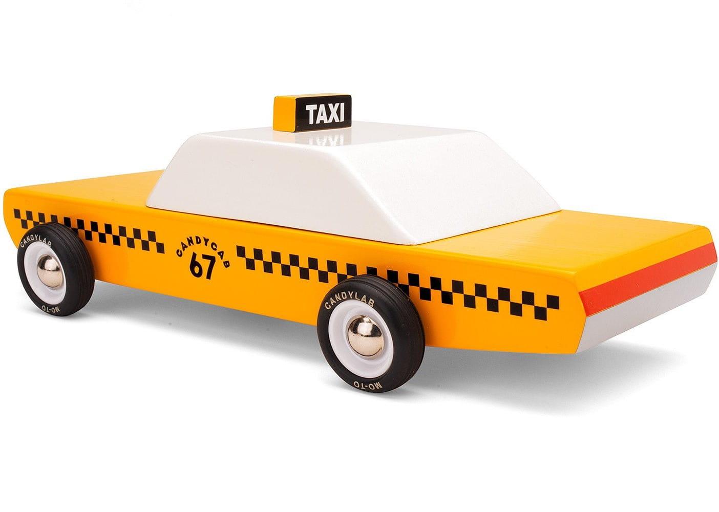 Candylab Toys: drewniany samochód taksówka Americana CandyCab - Noski Noski