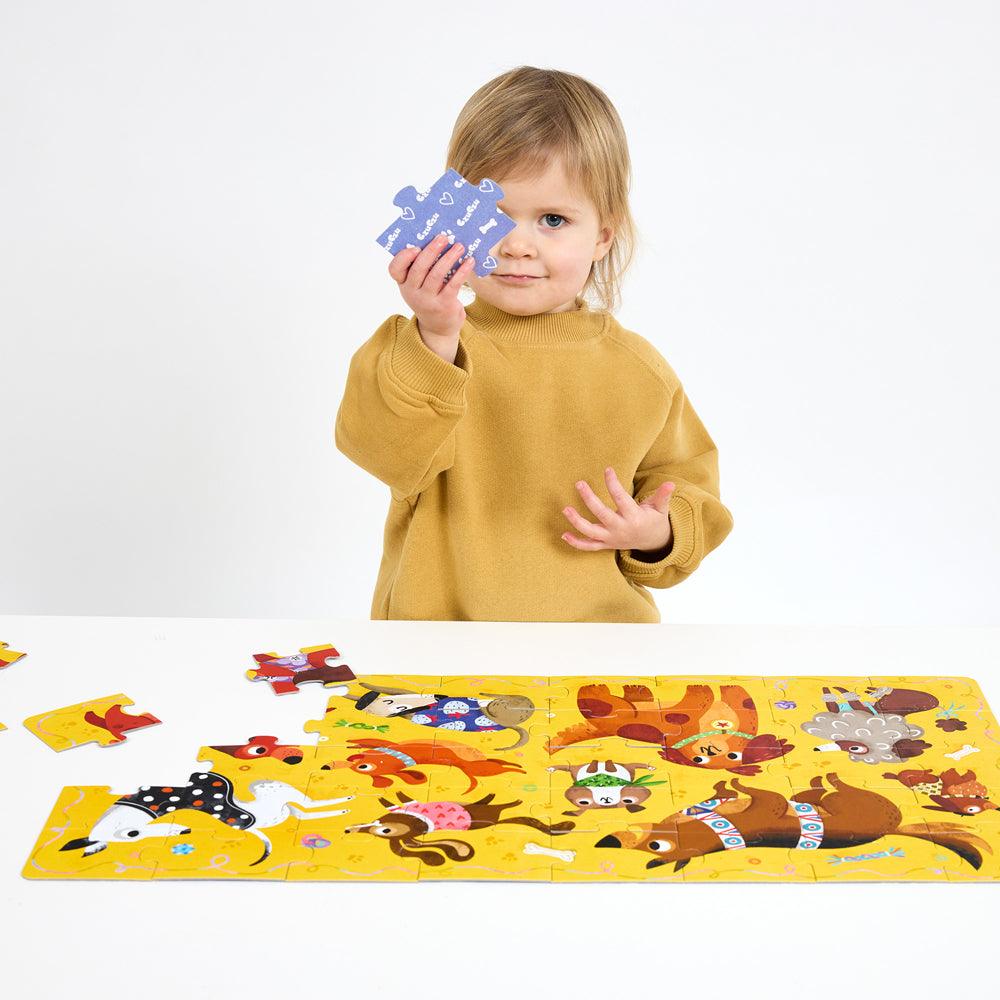 CzuCzu: puzzle Hau Pieski 40 el. - Noski Noski