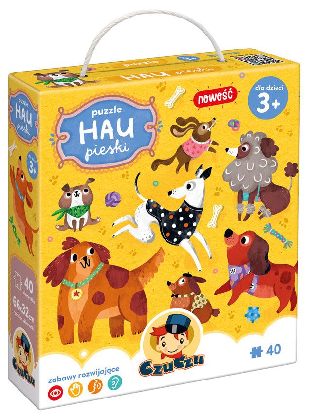 CzuCzu: puzzle Hau Pieski 40 el. - Noski Noski