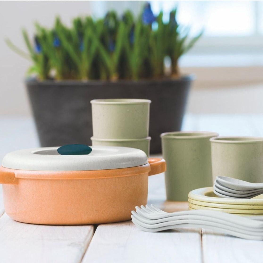 Dantoy: zestaw obiadowy trzciny cukrowej BIOplastic - Noski Noski