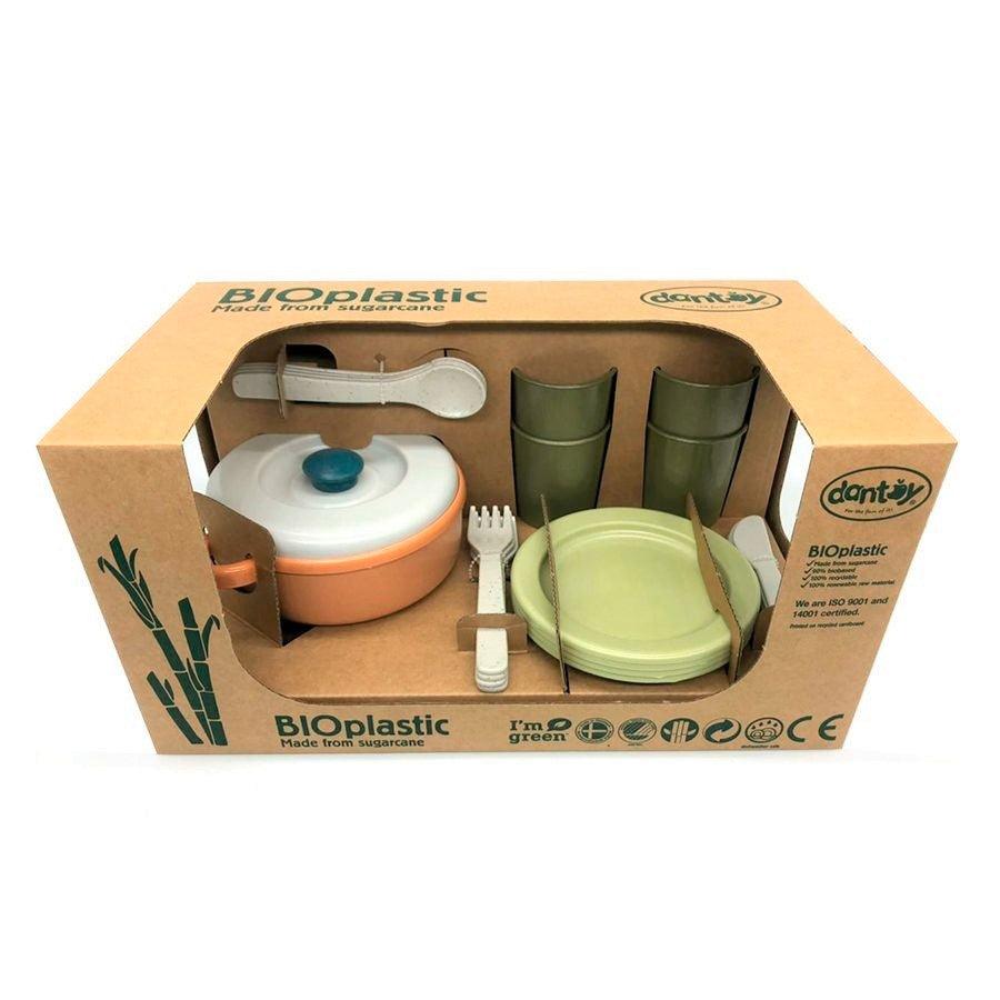 Dantoy: zestaw obiadowy trzciny cukrowej BIOplastic - Noski Noski