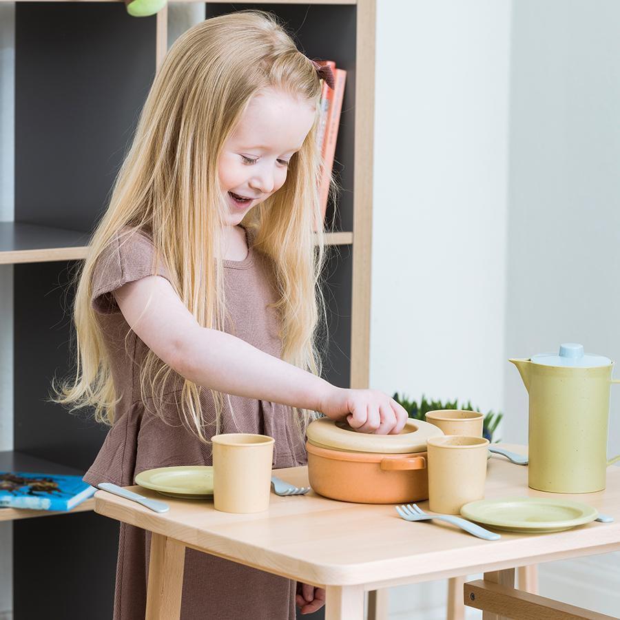 Dantoy: zestaw obiadowy trzciny cukrowej BIOplastic - Noski Noski