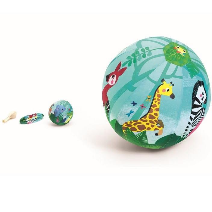 Djeco: balonowa piłka Jungle Ball 23 cm - Noski Noski