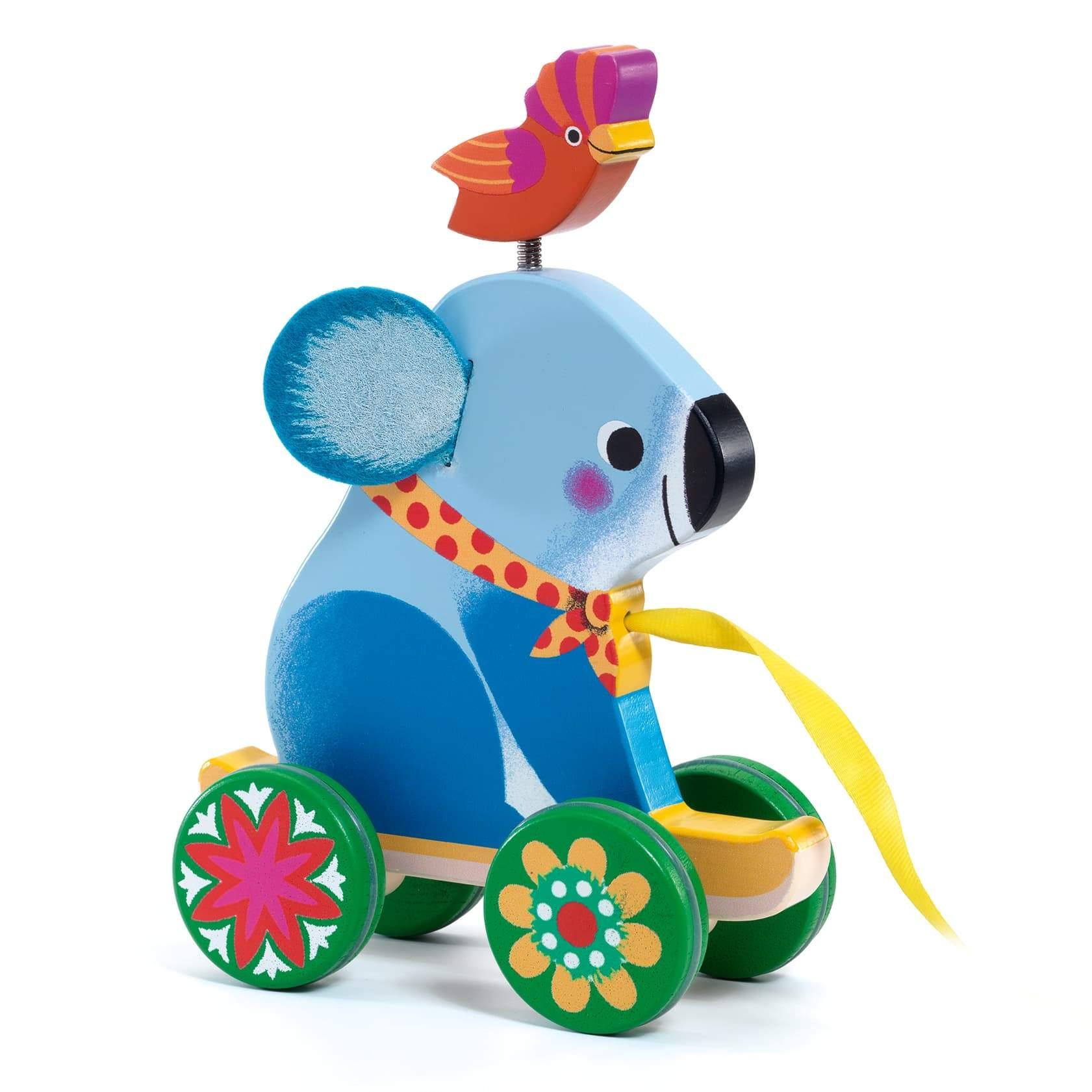 Djeco: drewniany miś koala do ciągnięcia Otto - Noski Noski