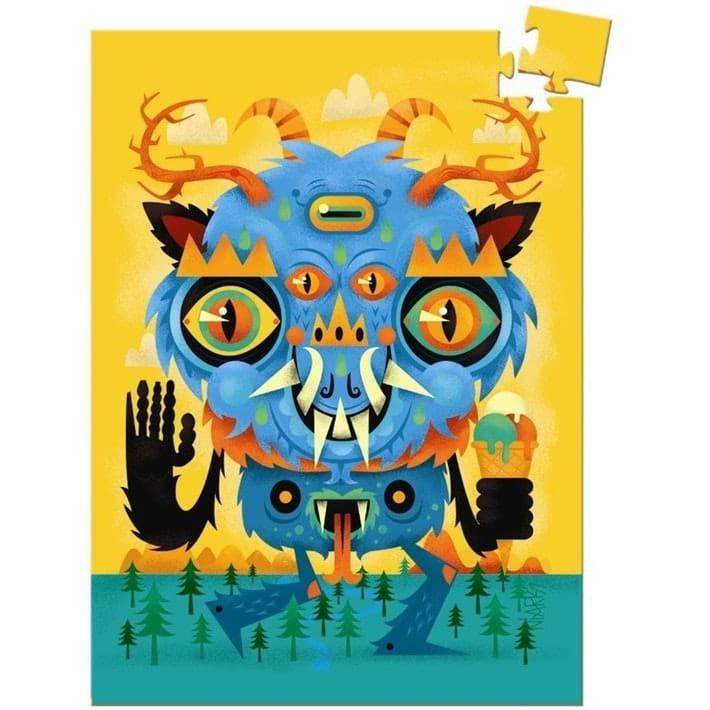 Djeco: mini puzzle The Monster 60 el. - Noski Noski