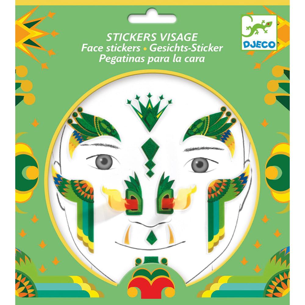 Djeco: naklejki do twarzy Stickers Visage - Noski Noski
