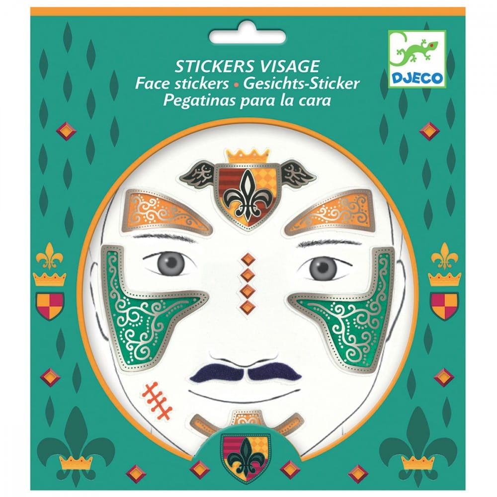 Djeco: naklejki do twarzy Stickers Visage - Noski Noski