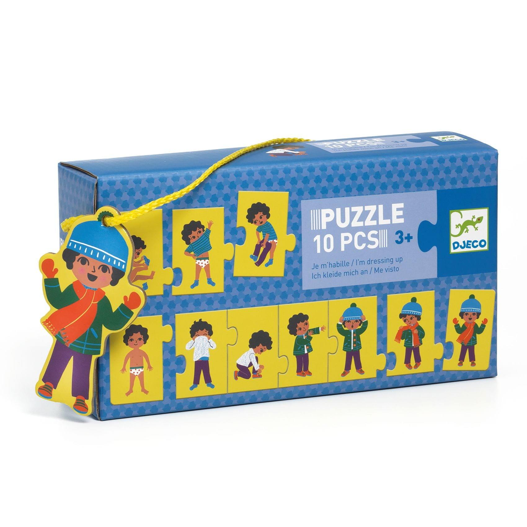 Djeco: puzzle Ubieram się 10 el. - Noski Noski
