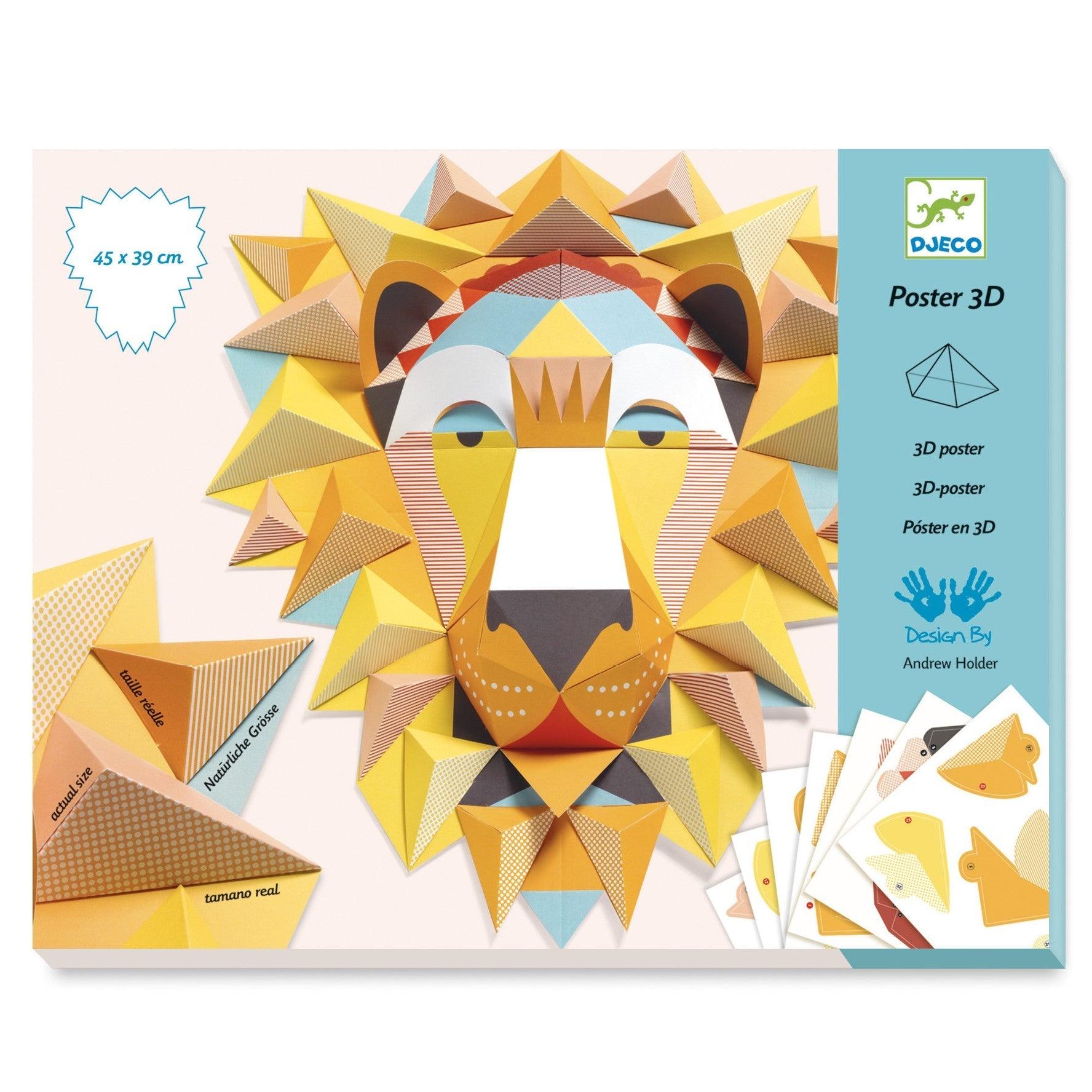Djeco: składanka lew 3D The King - Noski Noski