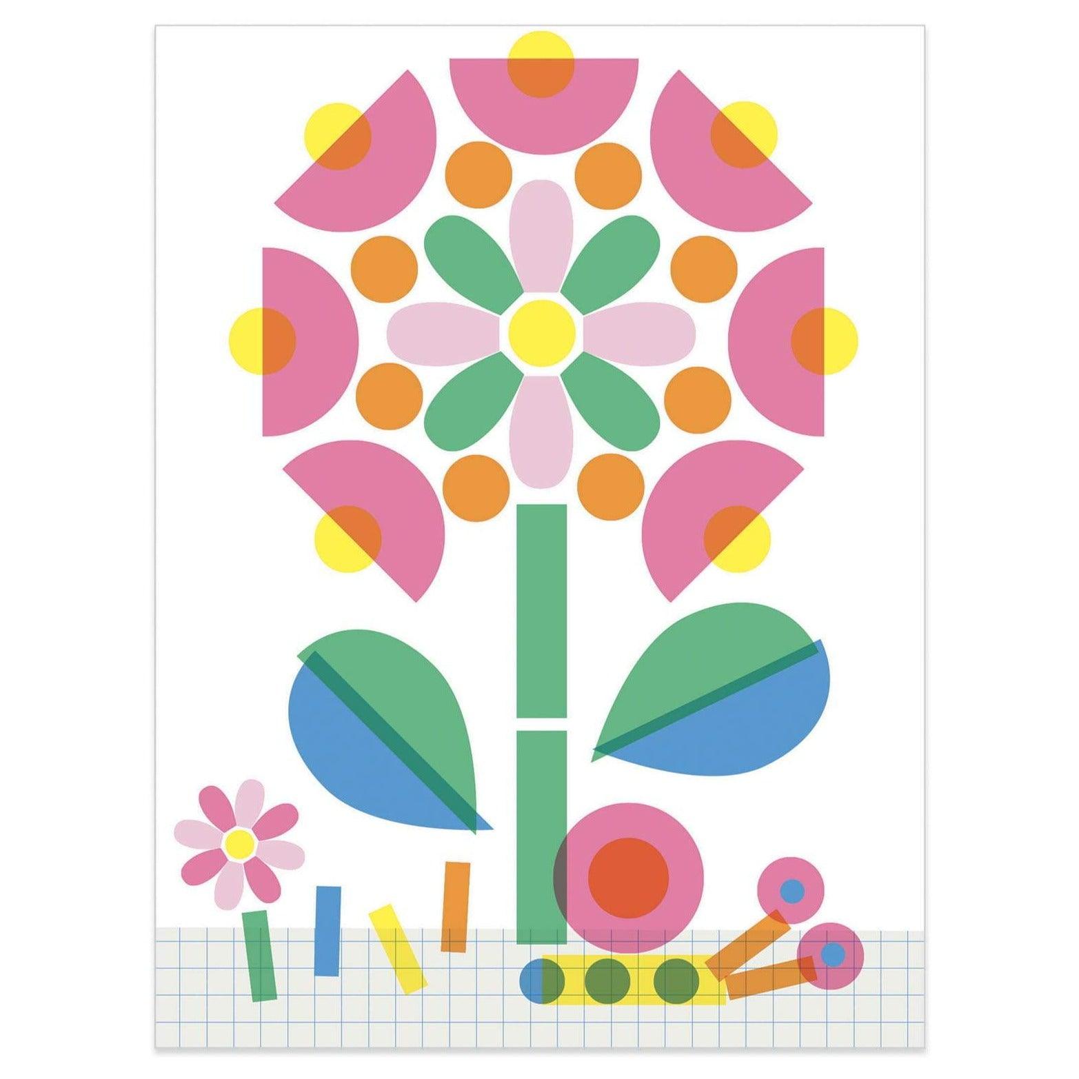 Djeco: zestaw artystyczny tusze Stencil & Sponge Activity - Noski Noski