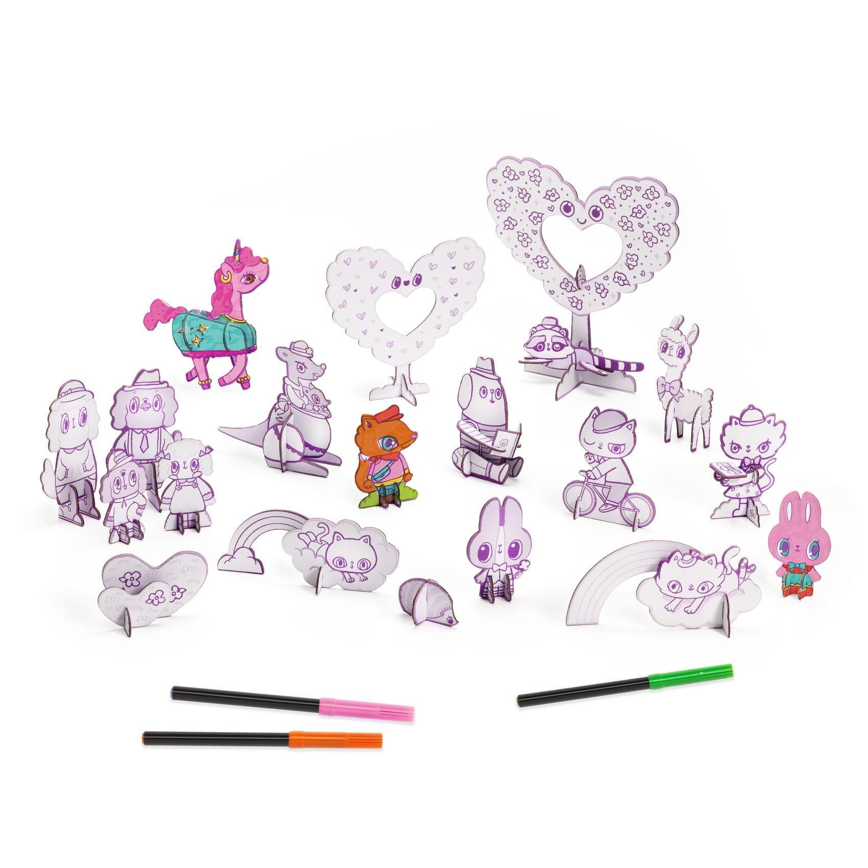 Djeco: zestaw kreatywny Kawaii DIY - Noski Noski