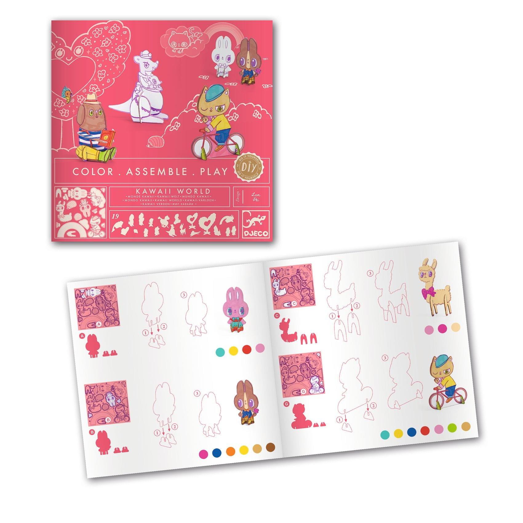 Djeco: zestaw kreatywny Kawaii DIY - Noski Noski