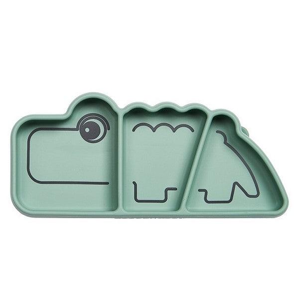 Done by Deer: talerzyk z przyssawką Croco Snack Plate - Noski Noski