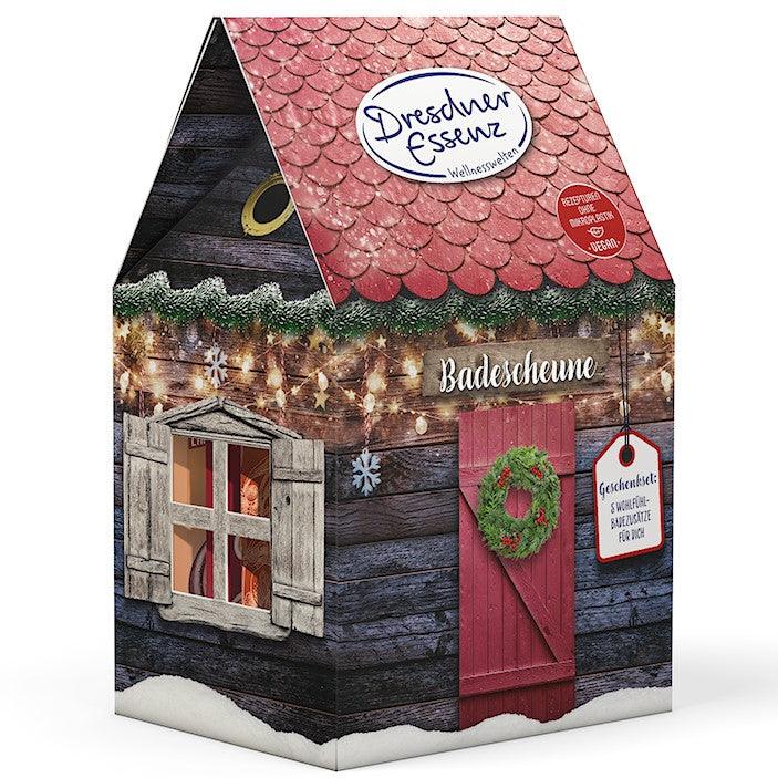 Dresdner Essenz: świąteczny domek kąpielowy Bath Barn Gift Set - Noski Noski