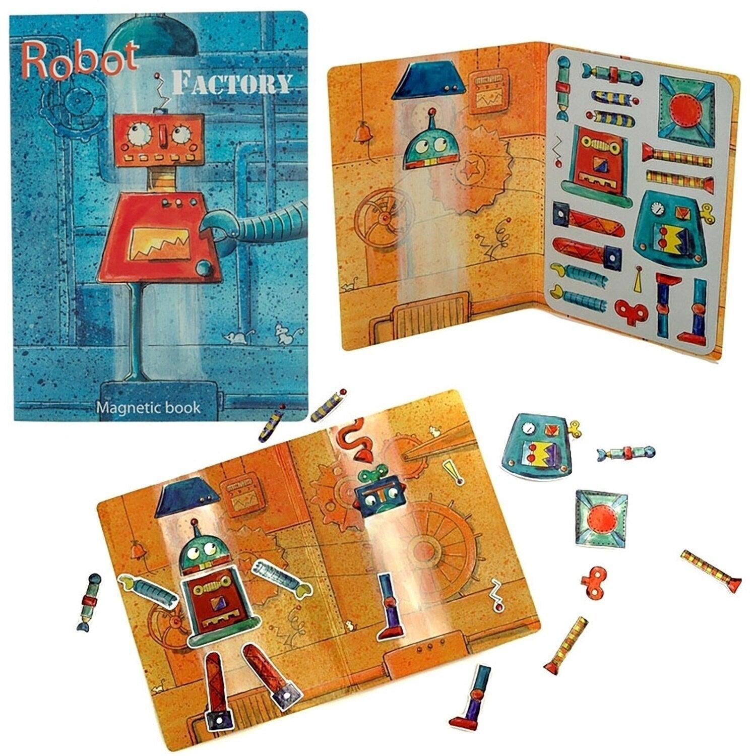 Egmont: magnetyczna książeczka Roboty - Noski Noski