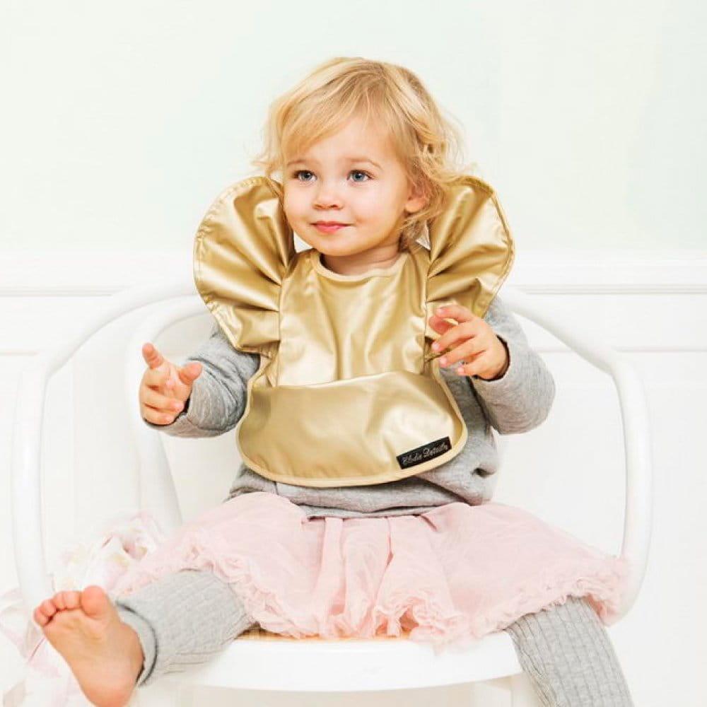 Elodie Details: złoty śliniak Golden Wings - Noski Noski