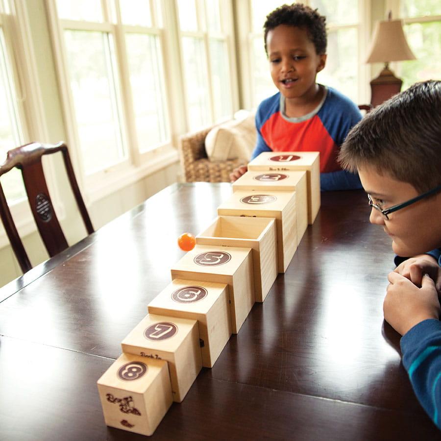 Fat Brain Toys: gra zręcznościowa Box & Balls - Noski Noski