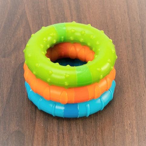 Fat Brain Toys: magnetyczne wesołe kółka Silly Rings - Noski Noski