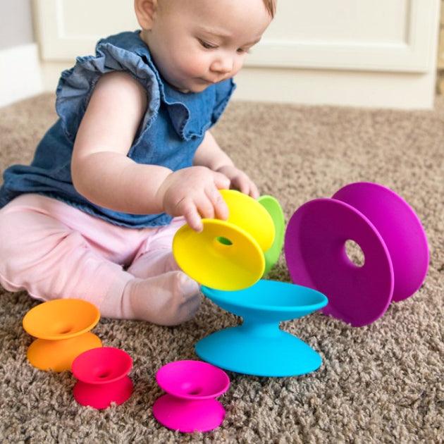 Fat Brain Toys: wieża szpulek Spoolz - Noski Noski