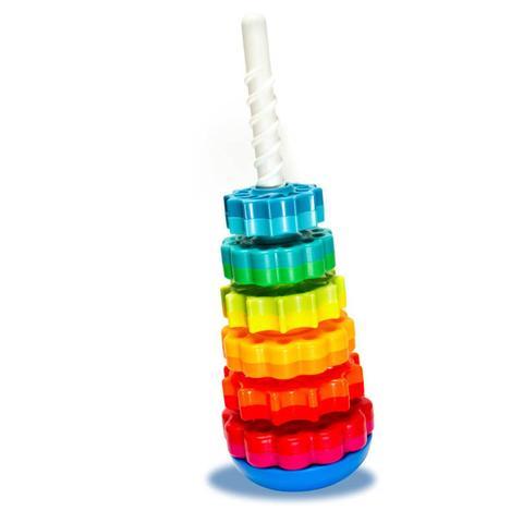 Fat Brain Toys: zakręcona wieża SpinAgain - Noski Noski