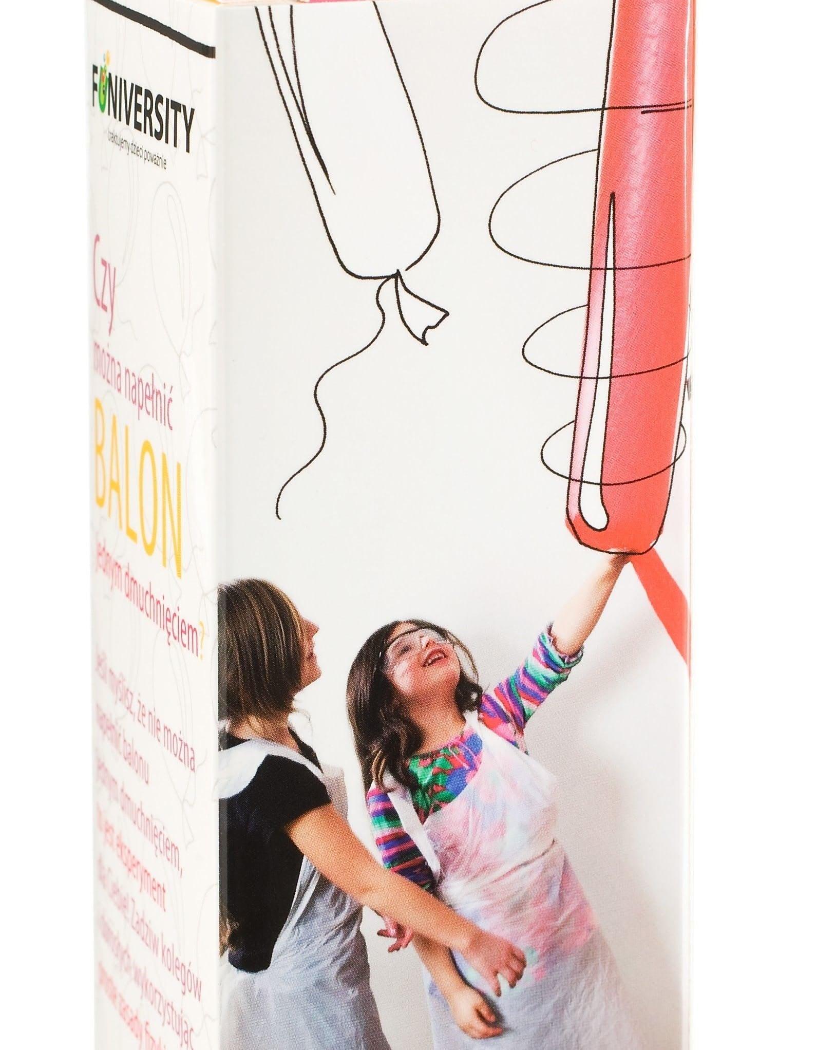 Funiversity: Czy można napełnić balon jednym dmuchnięciem? Fun Air - Noski Noski