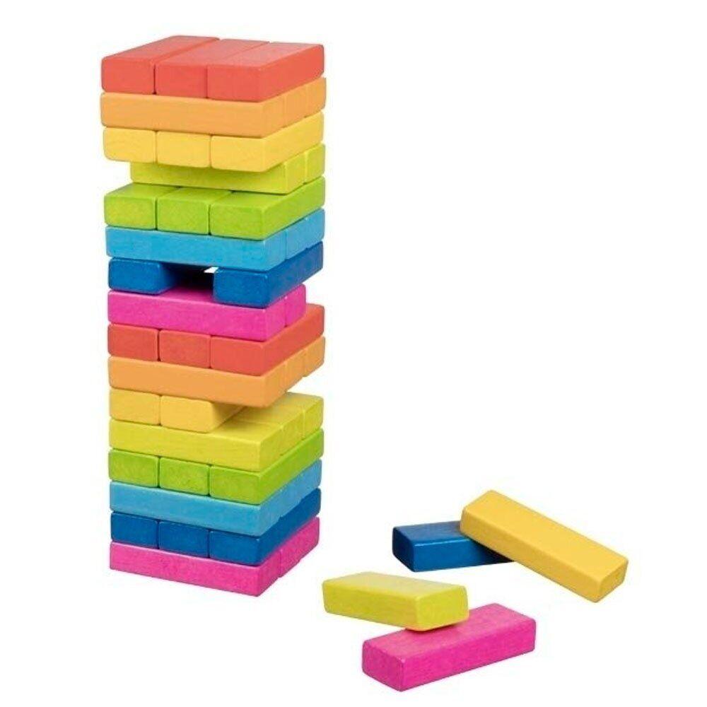 Goki: gra zręcznościowa tęczowa wieża Tumbling Tower - Noski Noski