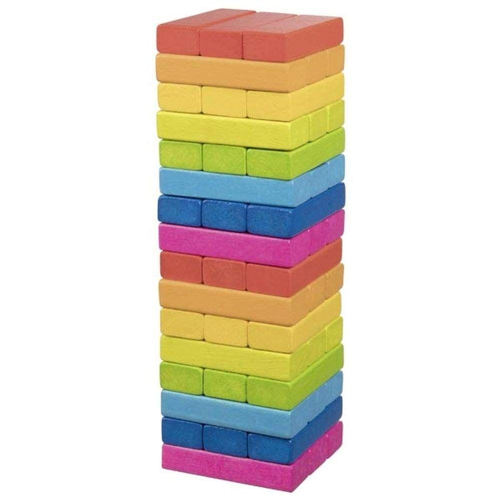 Goki: gra zręcznościowa tęczowa wieża Tumbling Tower - Noski Noski