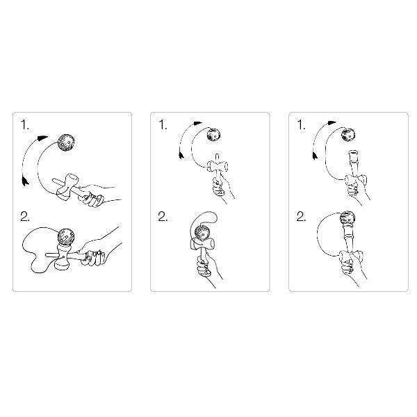 Goki: zabawka zręcznościowa Kendama - Noski Noski