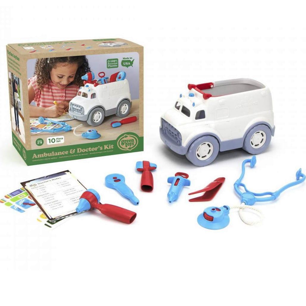 Green Toys: karetka pogotowia i mały lekarz Ambulance - Noski Noski