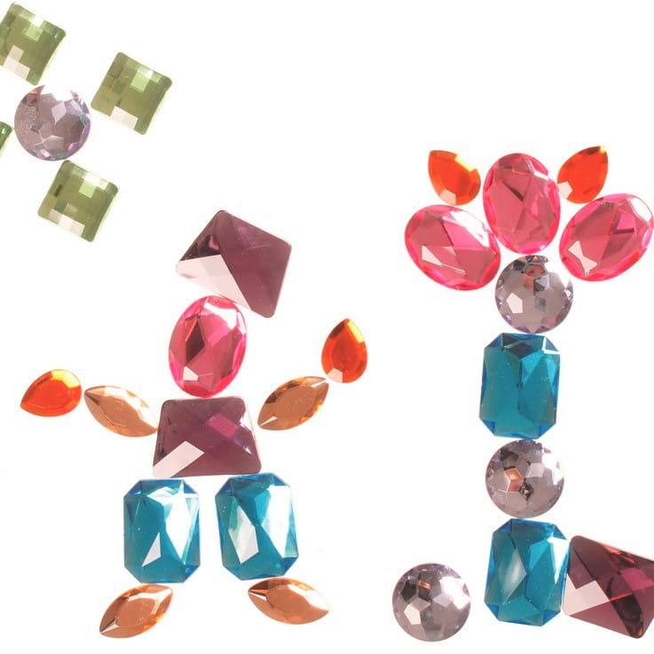 Grimm's: akrylowe klejnoty Giant Glitter Stones - Noski Noski