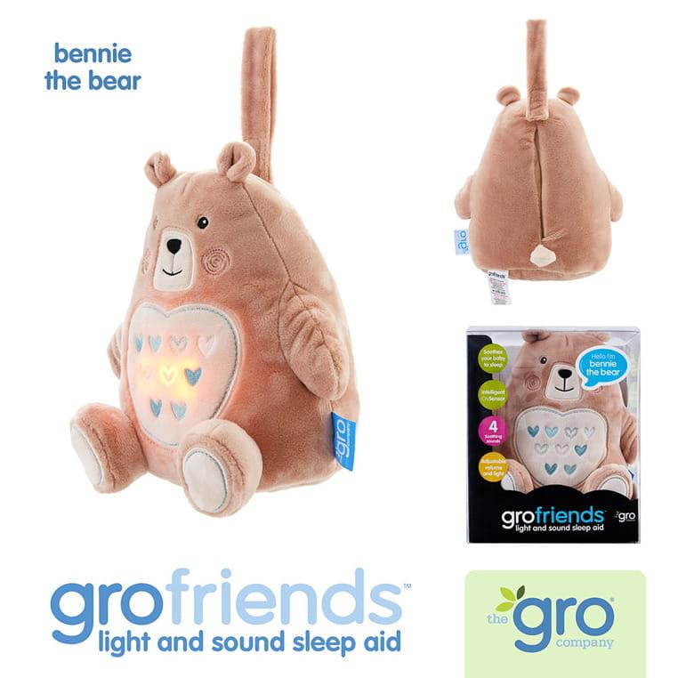 Gro Company: szumiąca przytulanka Bennie the Bear - Noski Noski