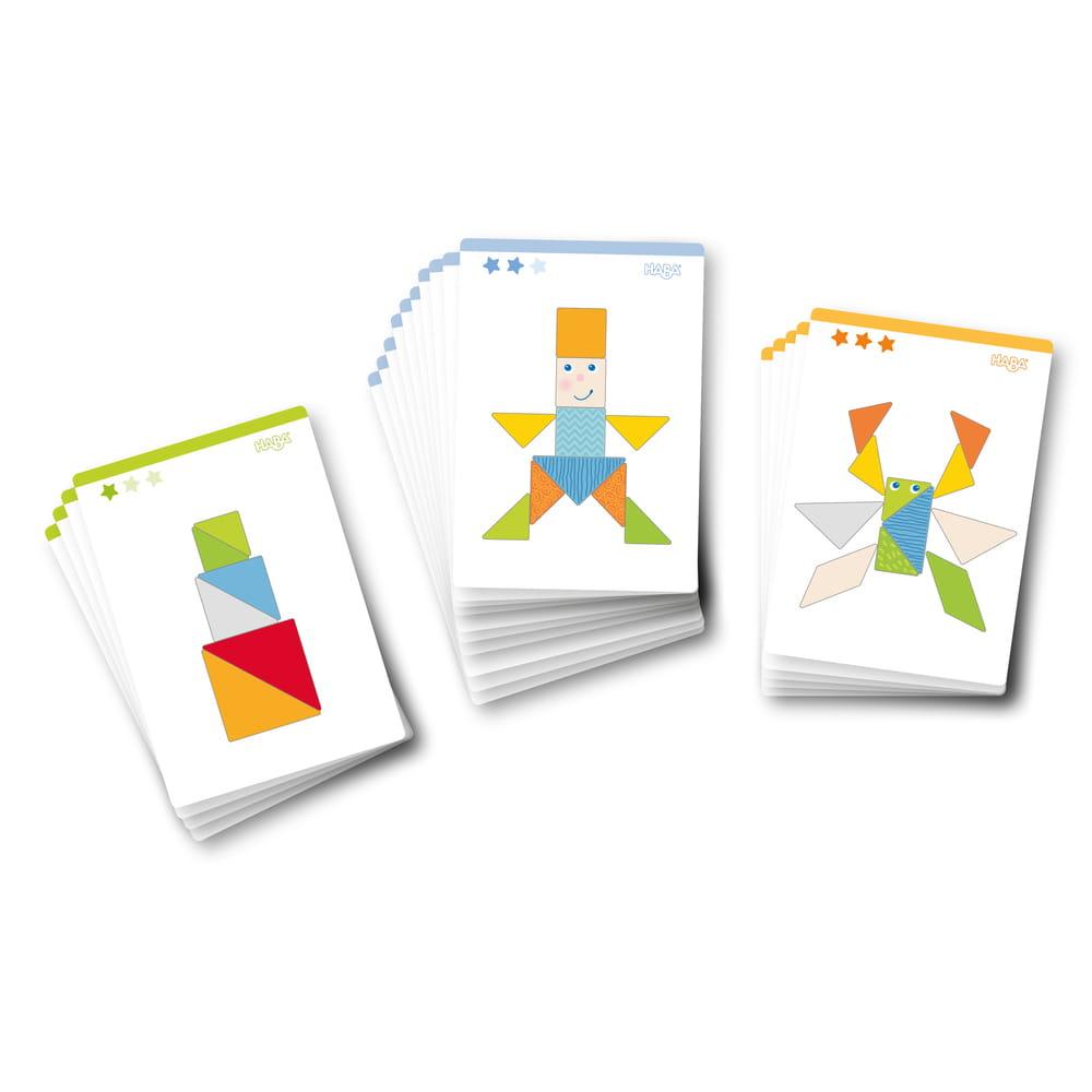 Haba: drewniana układanka twarze Tangram Mix - Noski Noski