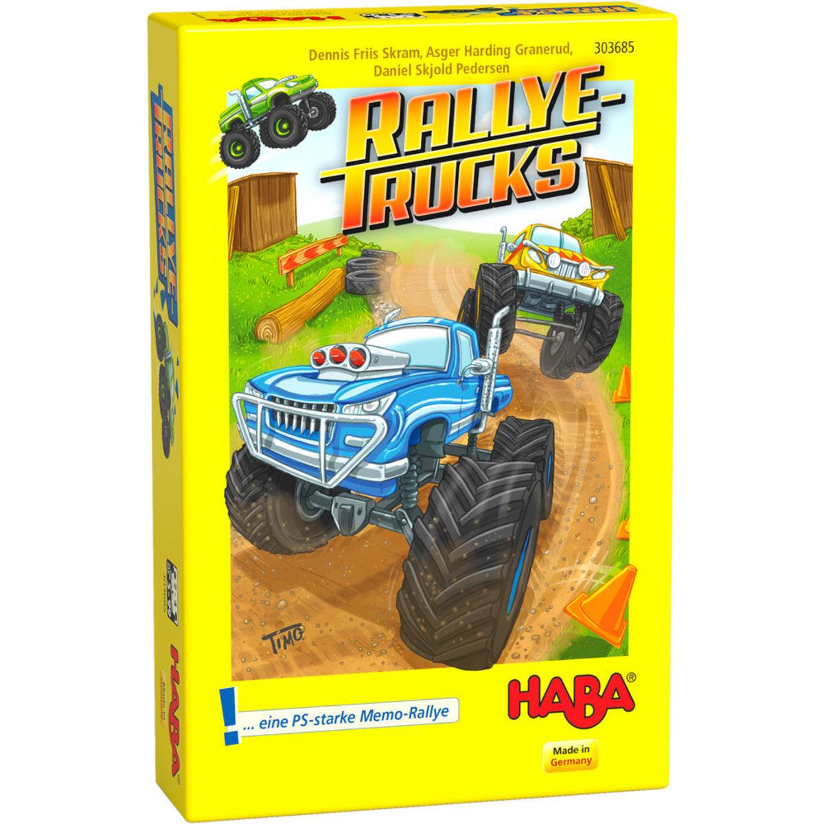 Haba: gra planszowa wyścigi Rally Trucks - Noski Noski