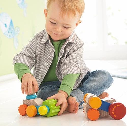 Haba: klocki śrubowe Screw & Twist Blocks - Noski Noski