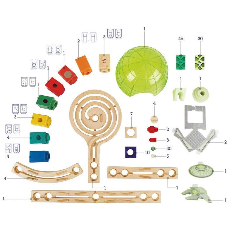 Hape: kulodrom kosmiczne miasto Quadrilla Space City - Noski Noski