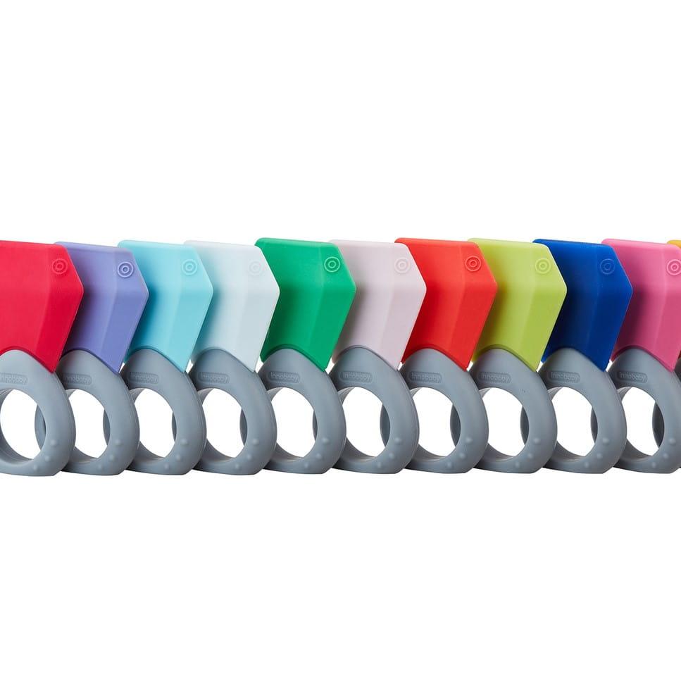 Innobaby: silikonowy gryzak klejnot Birthstone Teether Ring - Noski Noski