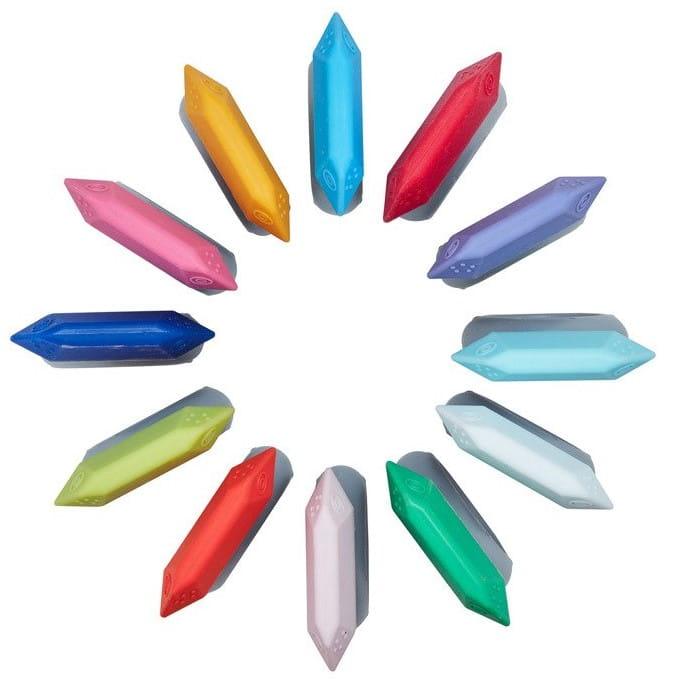 Innobaby: silikonowy gryzak klejnot Birthstone Teether Ring - Noski Noski