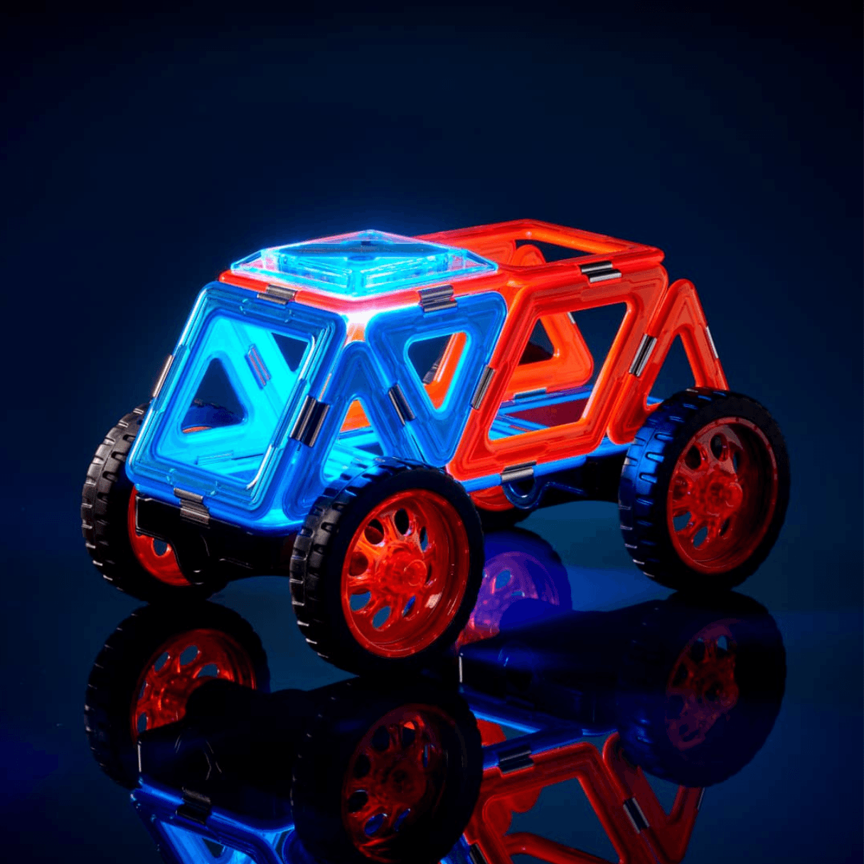IUVI Games: magnetyczne klocki Geo Smart Night Cruiser 21 el. - Noski Noski