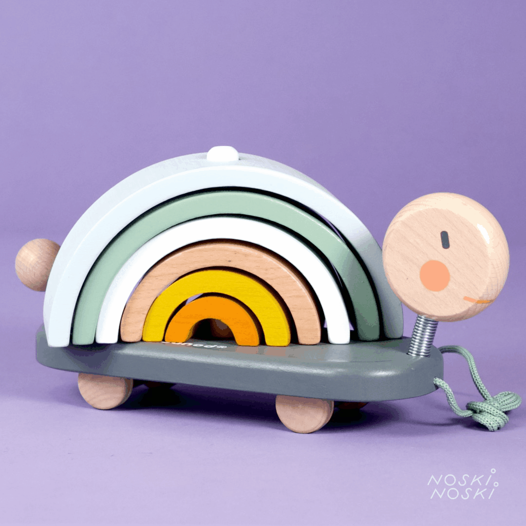 Janod: drewniany żółwik do ciągnięcia Sweet Cocoon - Noski Noski