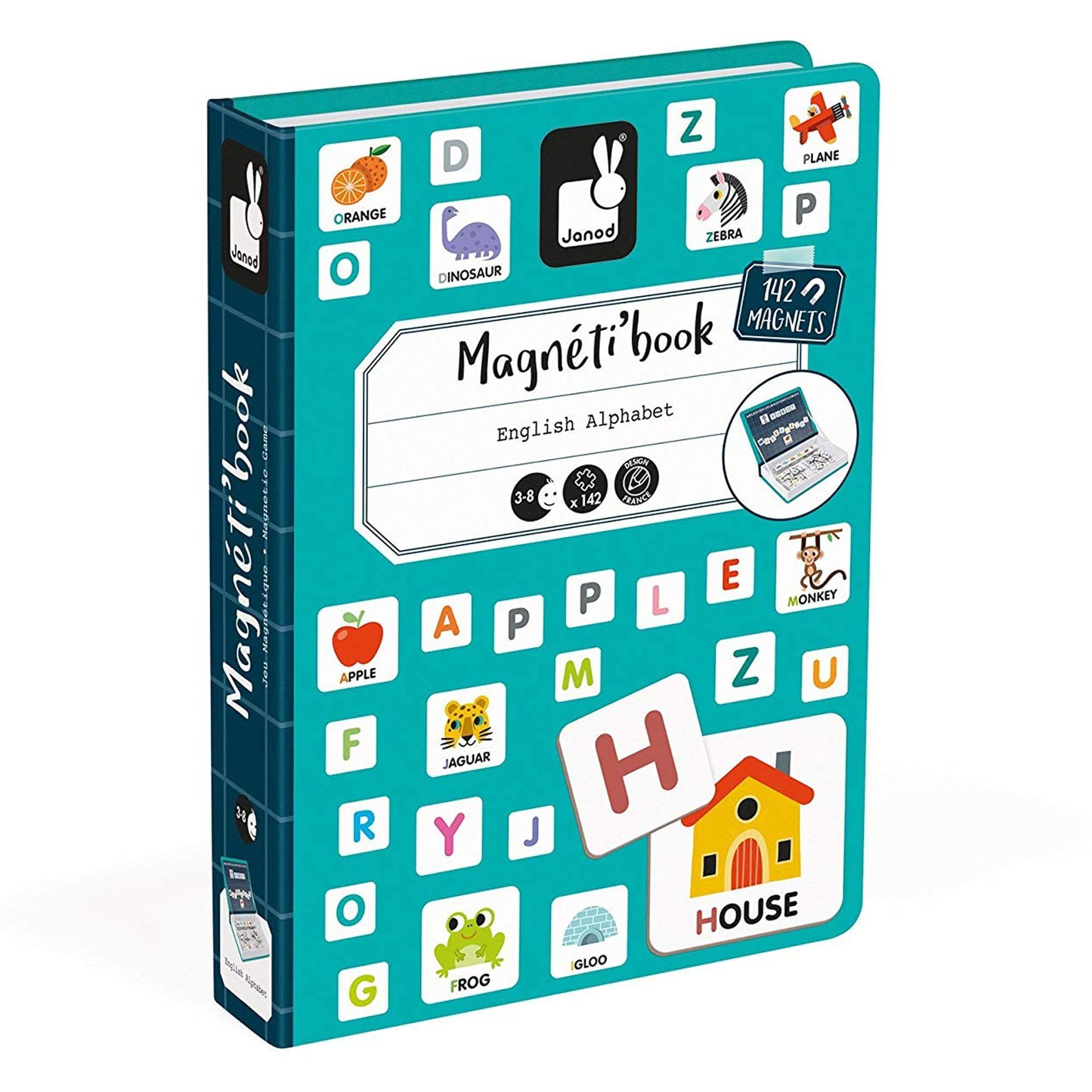 Janod: układanka magnetyczna Alfabet Magnetibook - Noski Noski