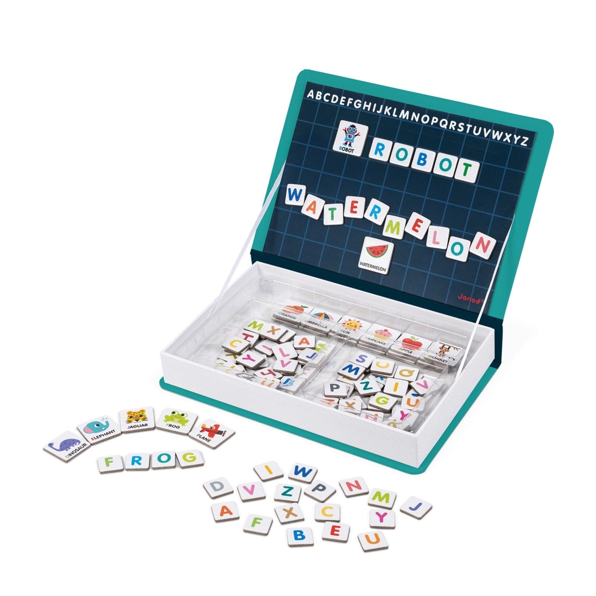 Janod: układanka magnetyczna Alfabet Magnetibook - Noski Noski
