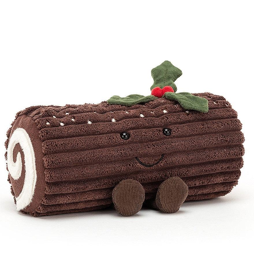 Jellycat: maskotka świąteczne ciasto Amuseable Yule Log 21 cm - Noski Noski