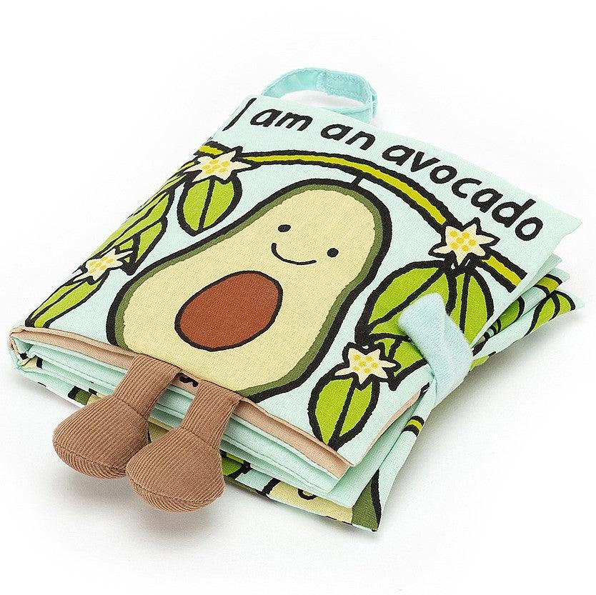 Jellycat: materiałowa książeczka Awokado - Noski Noski