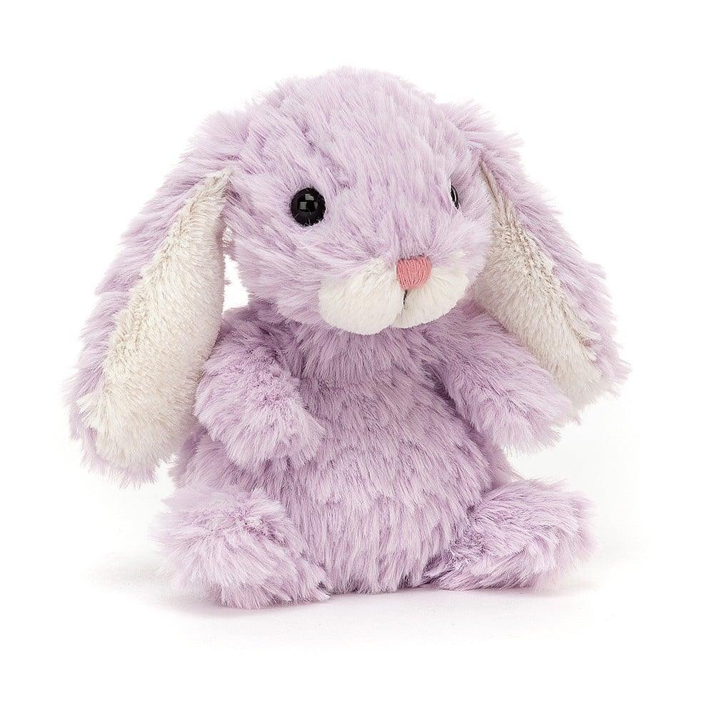 Jellycat: przytulanka króliczek lawendowy Yummy 15 cm - Noski Noski