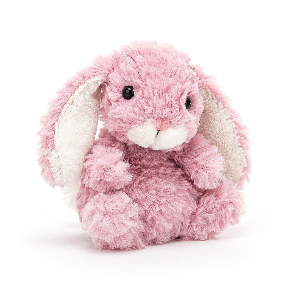 Jellycat: przytulanka króliczek różowy Tuli Pink Yummy 13 cm - Noski Noski