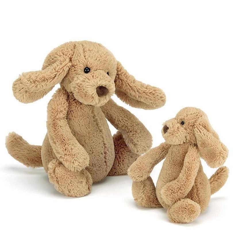 Jellycat: przytulanka mały szczeniaczek Bashful Toffee Puppy 18 cm - Noski Noski