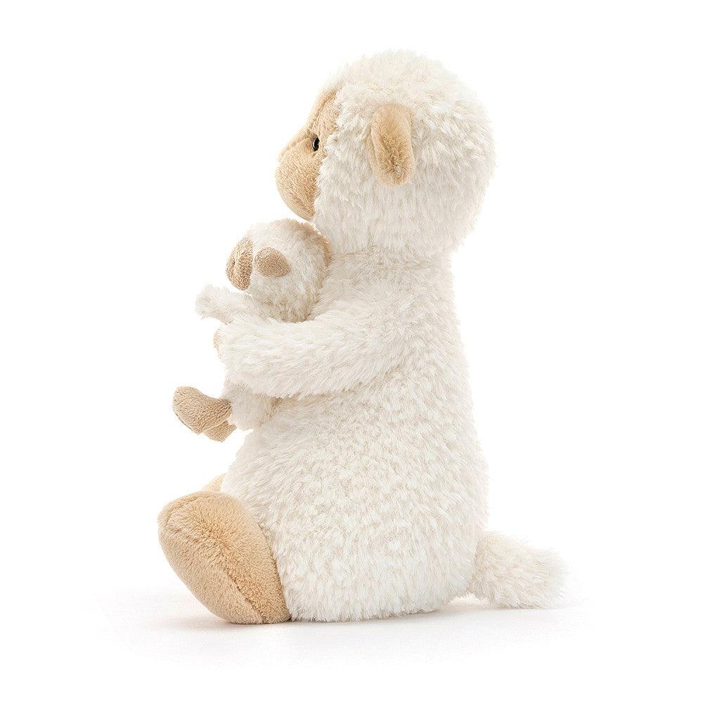 Jellycat: przytulanka owieczka z dzieckiem Huddles Sheep 24 cm - Noski Noski