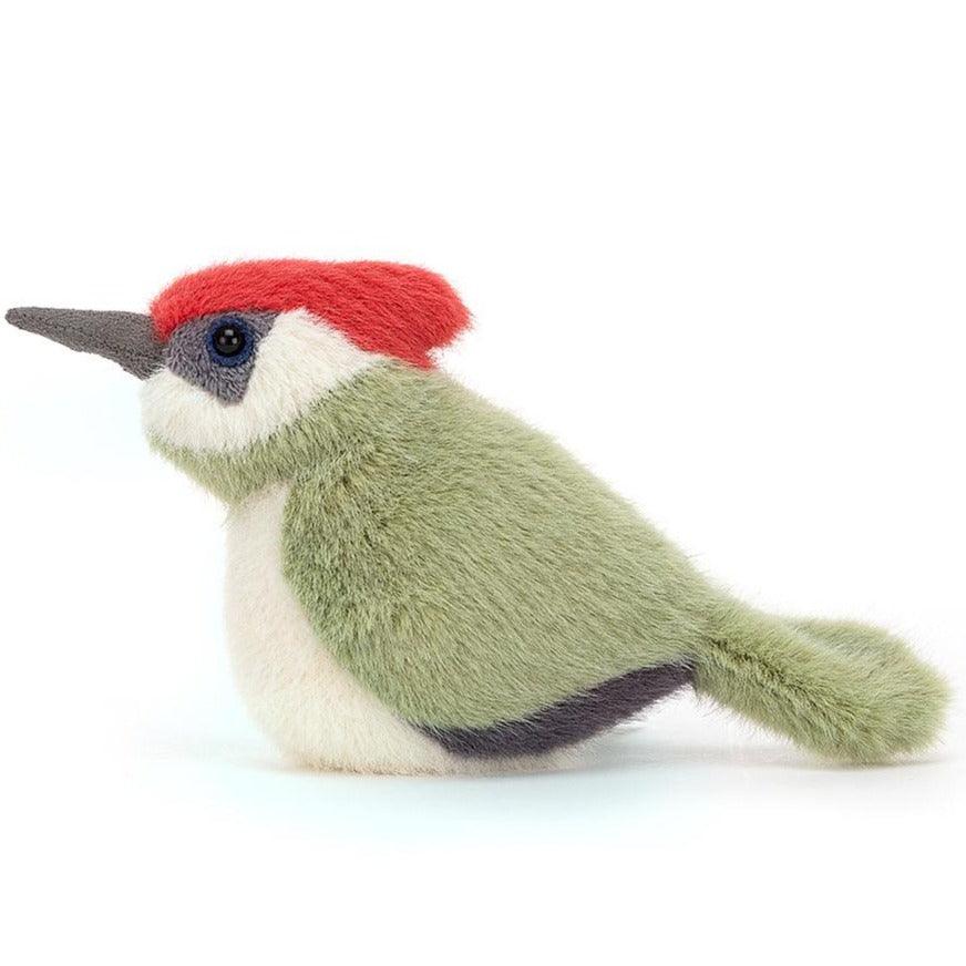 Jellycat: przytulanka ptaszek dzięcioł Birdling Woodpecker 10 cm - Noski Noski