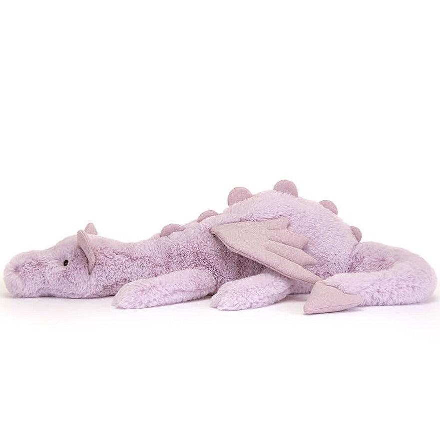 Jellycat: przytulanka smok Lavender Dragon 66 cm - Noski Noski